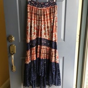 Urban Outfitters lace maxi skirt